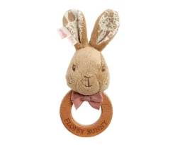 Cottontails Baby Bunnies For Babies|Comforters & Rattles*Beatrix Potter Flopsy Bunny Ring Rattle