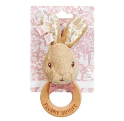 Cottontails Baby Bunnies For Babies|Comforters & Rattles*Beatrix Potter Flopsy Bunny Ring Rattle