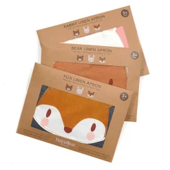 Cottontails Baby Little Kitchen*Child's Linen Apron (3 to 8 years) Fox