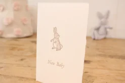 Cottontails Baby Cards|Bunny Cards & Stationery*Cottontails handmade card - New Baby