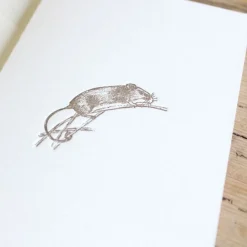 Cottontails Baby Cards*Cottontails handmade card - field mouse