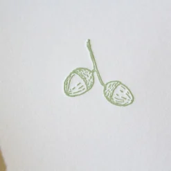 Cottontails Baby Cards*Cottontails handmade card - acorn