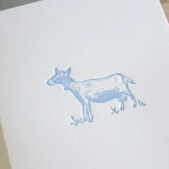 Cottontails Baby Cards*Cottontails handmade card - goat