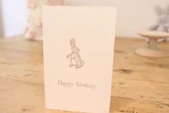 Cottontails Baby Cards|Bunny Cards & Stationery*Cottontails handmade card - Happy Birthday