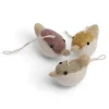 Cottontails Baby Handmade Felt*En Gry & Sif - handmade trio of birds