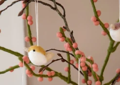 Cottontails Baby Handmade Felt*En Gry & Sif - handmade trio of birds