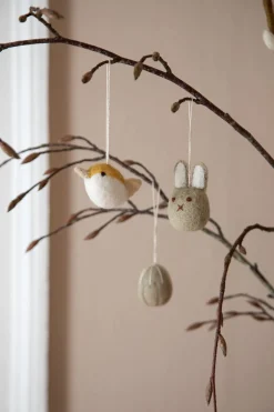 Cottontails Baby Felt Bunnies|Handmade Felt*En Gry & Sif - handmade trio of bunnies