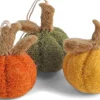 Cottontails Baby Handmade Felt*En Gry & Sif - three tiny handmade pumpkins