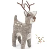 Cottontails Baby Handmade Felt*En Gry & Sif cute grey deer - large