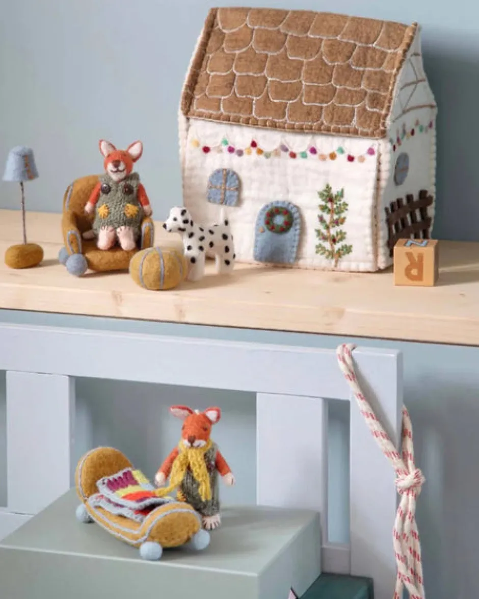 Cottontails Baby Handmade Felt*En Gry & Sif Fox Cottage & Accessories