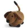 Cottontails Baby Handmade Felt*En Gry & Sif little brown dog