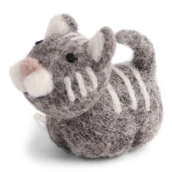 Cottontails Baby Handmade Felt*En Gry & Sif little grey cat