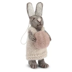 Cottontails Baby Felt Bunnies|Handmade Felt*En Gry & Sif little grey rabbit - lavender egg