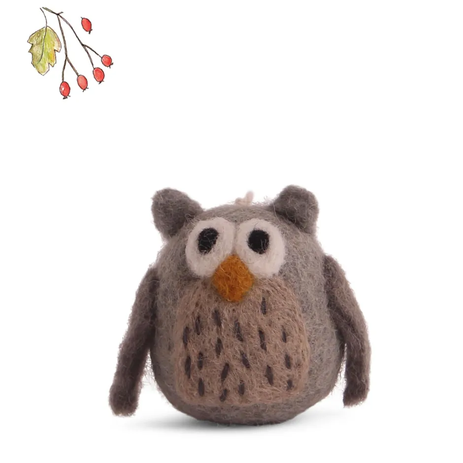 Cottontails Baby Handmade Felt*En Gry & Sif little round owl