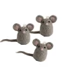 Cottontails Baby Handmade Felt*En Gry & Sif trio of tiny mice