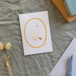 Cottontails Baby Cards*Goose & gosling card