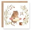 Cottontails Baby Cards*Greeting Card - Housework Mouse