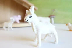 Cottontails Baby Handmade Felt*Handmade little felt goat