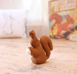 Cottontails Baby Handmade Felt*Handmade little felt squirrel