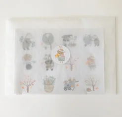 Cottontails Baby Stickers & Stationery|Craft & Stickers*Handmade Paper Stickers - Spring