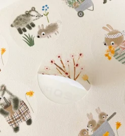 Cottontails Baby Stickers & Stationery|Craft & Stickers*Handmade Paper Stickers - Spring