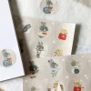 Cottontails Baby Stickers & Stationery|Bunny Cards & Stationery*Handmade Paper Stickers - Cosy Bunnies