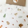 Cottontails Baby Stickers & Stationery|Craft & Stickers*Handmade Paper stickers - White Woodland