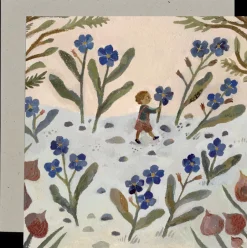 Cottontails Baby Cards*In the Forget-me-nots Card