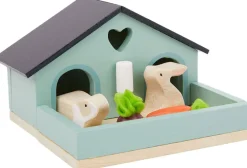Cottontails Baby Wooden Toys|Wooden Bunnies*Little Wooden Bunny House