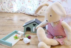 Cottontails Baby Wooden Toys|Wooden Bunnies*Little Wooden Bunny House