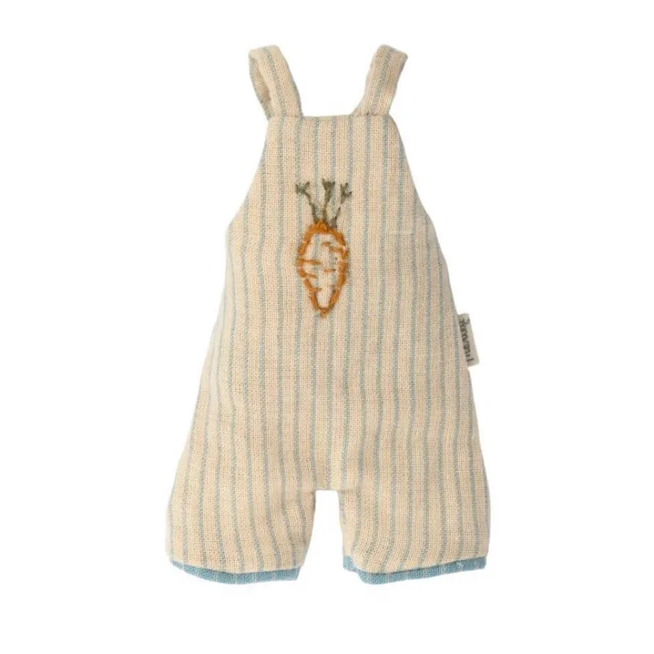 Cottontails Baby Soft Toy Bunnies*Maileg Size 1 Rabbit - Carrot Dungarees