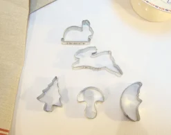 Cottontails Baby Little Kitchen|Bunny Baking*Mini biscuit cutters - bunnies / toadstool / tree / moon
