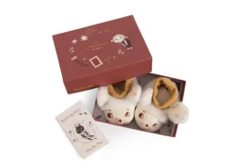 Cottontails Baby Clothing & Nursery*Moulin Roty Apres la Pluie baby slippers - sheep