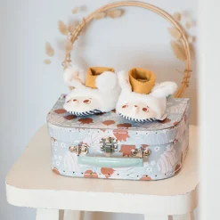 Cottontails Baby Clothing & Nursery*Moulin Roty Apres la Pluie baby slippers - sheep