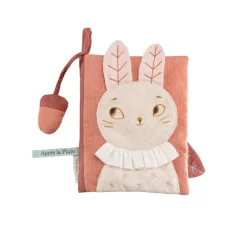 Cottontails Baby Bunnies For Babies|Musical & Activity*Moulin Roty Apres la Pluie soft activity book & rattle