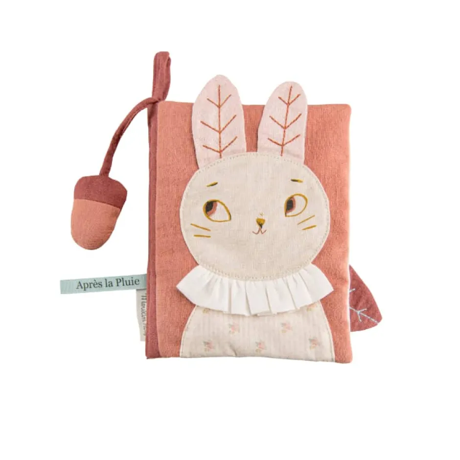 Cottontails Baby Bunnies For Babies|Musical & Activity*Moulin Roty Apres la Pluie soft activity book & rattle
