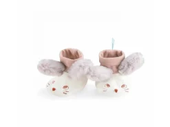 Cottontails Baby Clothing & Nursery*Moulin Roty Apres la Pluie baby slippers - mouse