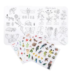 Cottontails Baby Craft & Stickers|Garden & Nature*Moulin Roty botanist colouring & sticker book