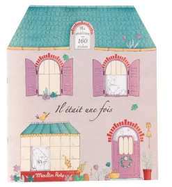 Cottontails Baby Craft & Stickers*Moulin Roty colour & sticker house book