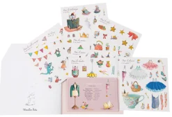 Cottontails Baby Craft & Stickers*Moulin Roty colour & sticker house book