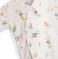 Cottontails Baby Clothing & Nursery*Moulin Roty Floral Baby Sleepsuit - 1 month