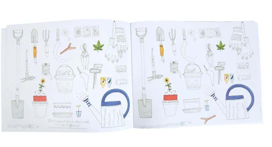 Cottontails Baby Craft & Stickers|Garden & Nature*Moulin Roty Garden Activity book