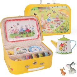 Cottontails Baby Little Kitchen*Moulin Roty Grand Family metal tea set