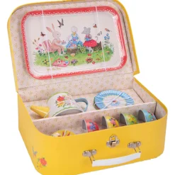 Cottontails Baby Little Kitchen*Moulin Roty Grand Family metal tea set