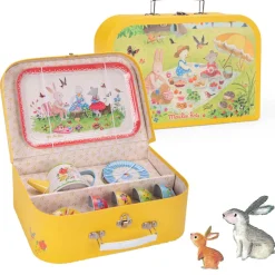 Cottontails Baby Little Kitchen*Moulin Roty Grand Family metal tea set