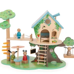 Cottontails Baby Wooden Toys*Moulin Roty Grand Family Wooden Treehouse