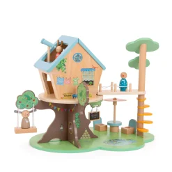Cottontails Baby Wooden Toys*Moulin Roty Grand Family Wooden Treehouse