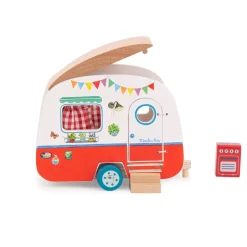 Cottontails Baby Wooden Toys*Moulin Roty Grand Family Wooden Vintage Caravan