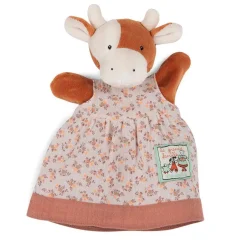 Cottontails Baby Puppets & Theatre*Moulin Roty hand puppet - Charlotte the Cow