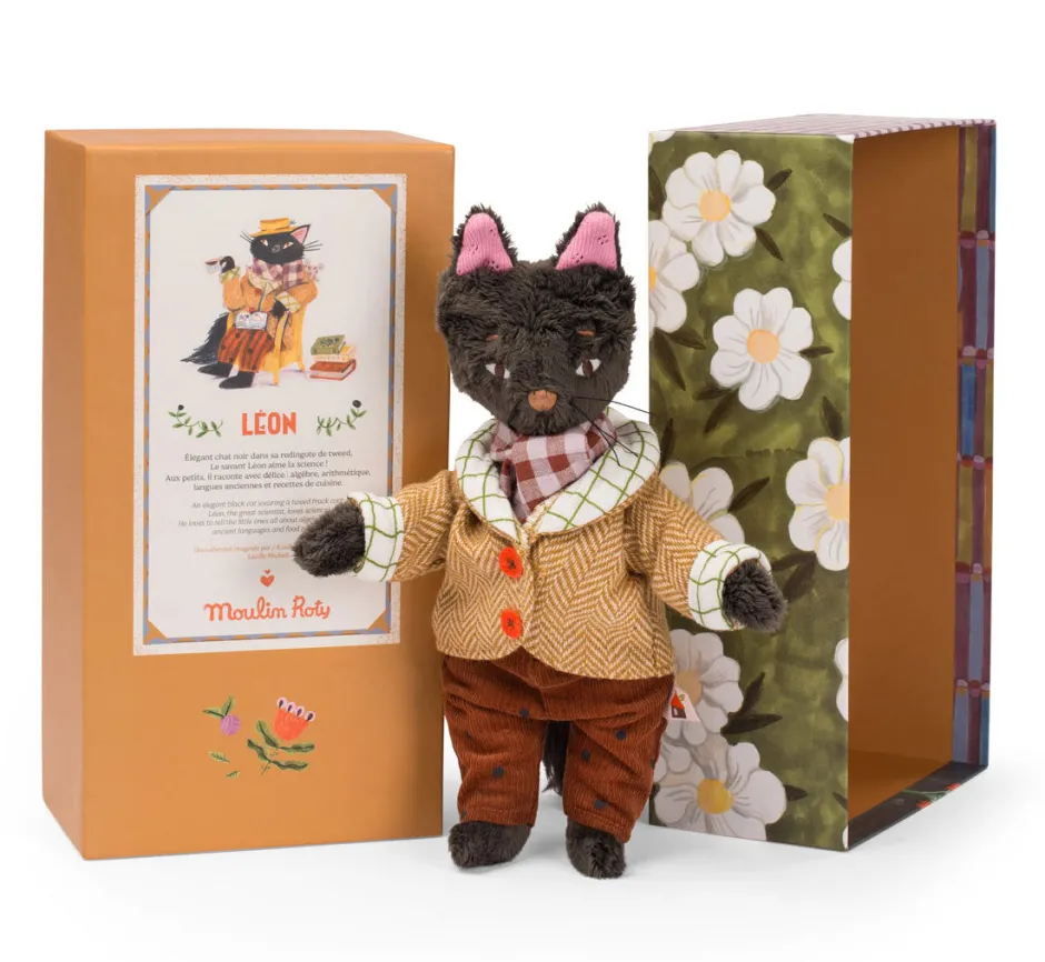 Cottontails Baby Baby Soft Toys|Soft Toys*Moulin Roty Les Minouchkas Leon the Cat